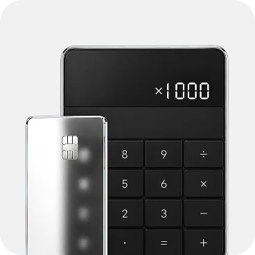Calculator and coins — deposit bonus of up to X1,000